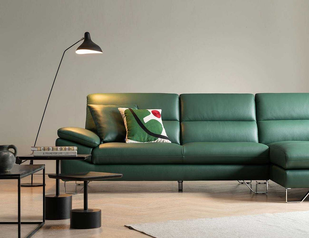 Sofa góc da 3 chỗ tựa liền DALLAS 3