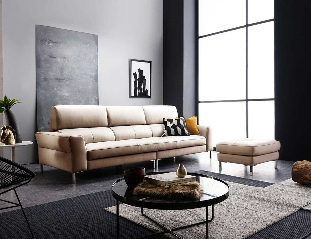 Sofa văng da 3 chỗ tựa liền Delia 2