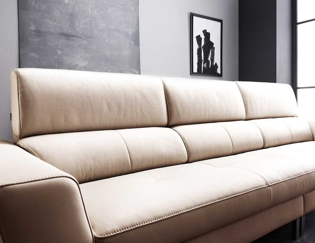 Sofa văng da 3 chỗ tựa liền Delia 3