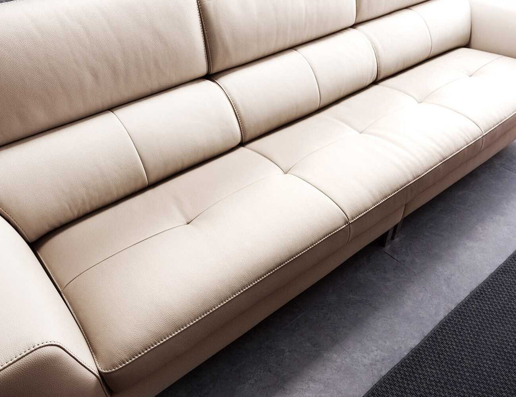 Sofa văng da 3 chỗ tựa liền Delia 4