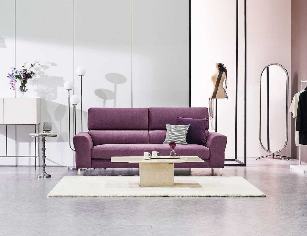 Sofa văng nỉ 2 chỗ tựa liền Delia 1