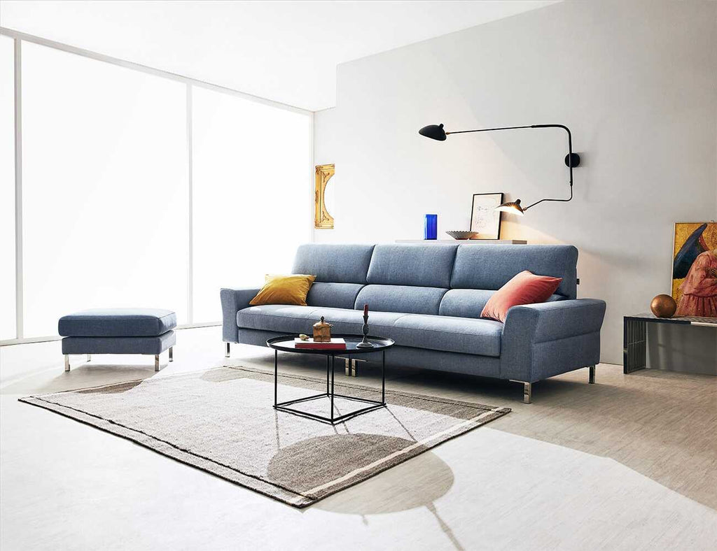 Sofa văng nỉ 3 chỗ tựa liền Delia 1