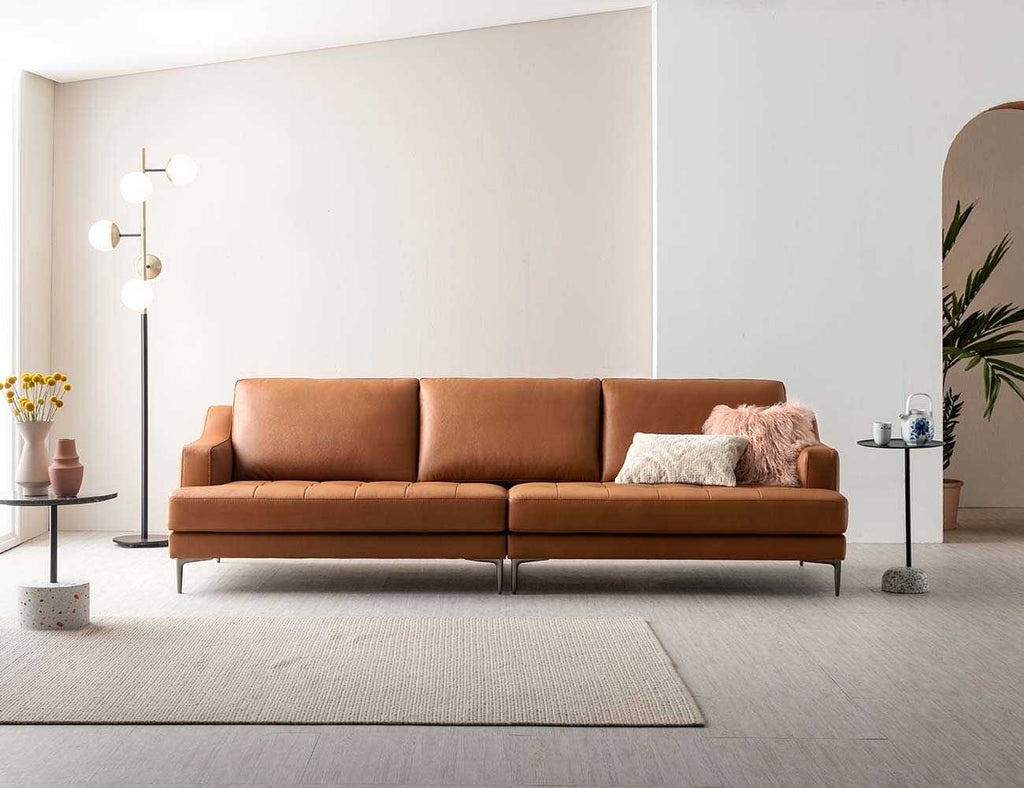 Sofa văng da 3 chỗ tựa rời Dexa 1