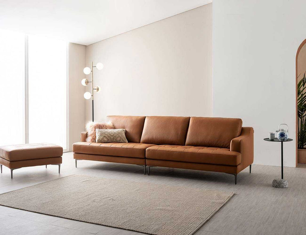 Sofa văng da 3 chỗ tựa rời Dexa 2