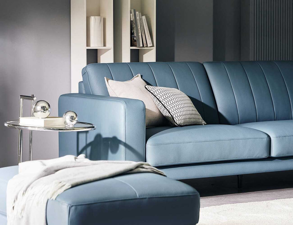 Sofa văng da 2 chỗ tựa liền Dona 3