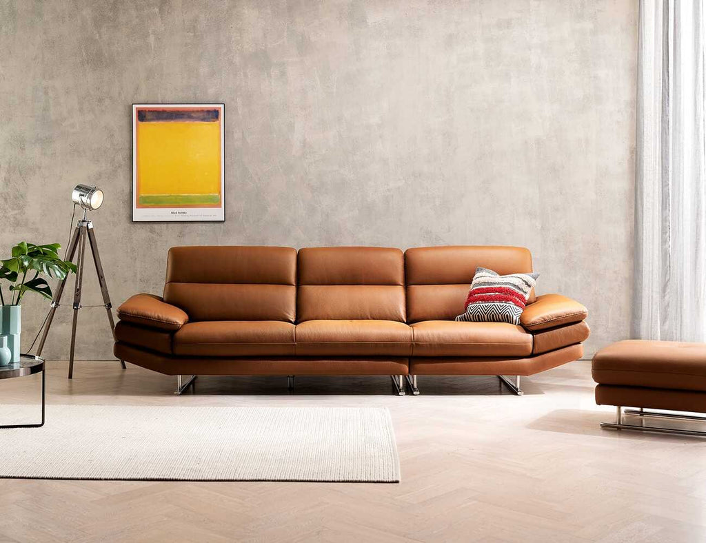 Sofa văng da 3 chỗ tựa liền Donchio 2