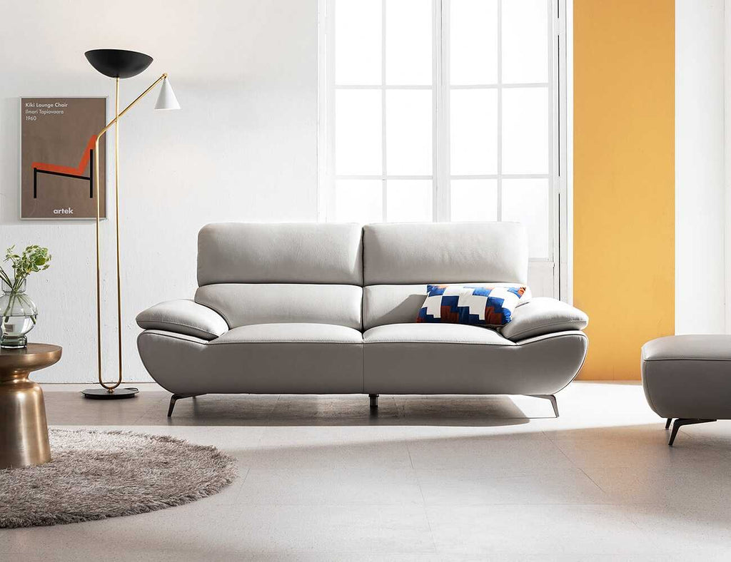 Sofa văng da 2 chỗ tựa liền Dorian 1