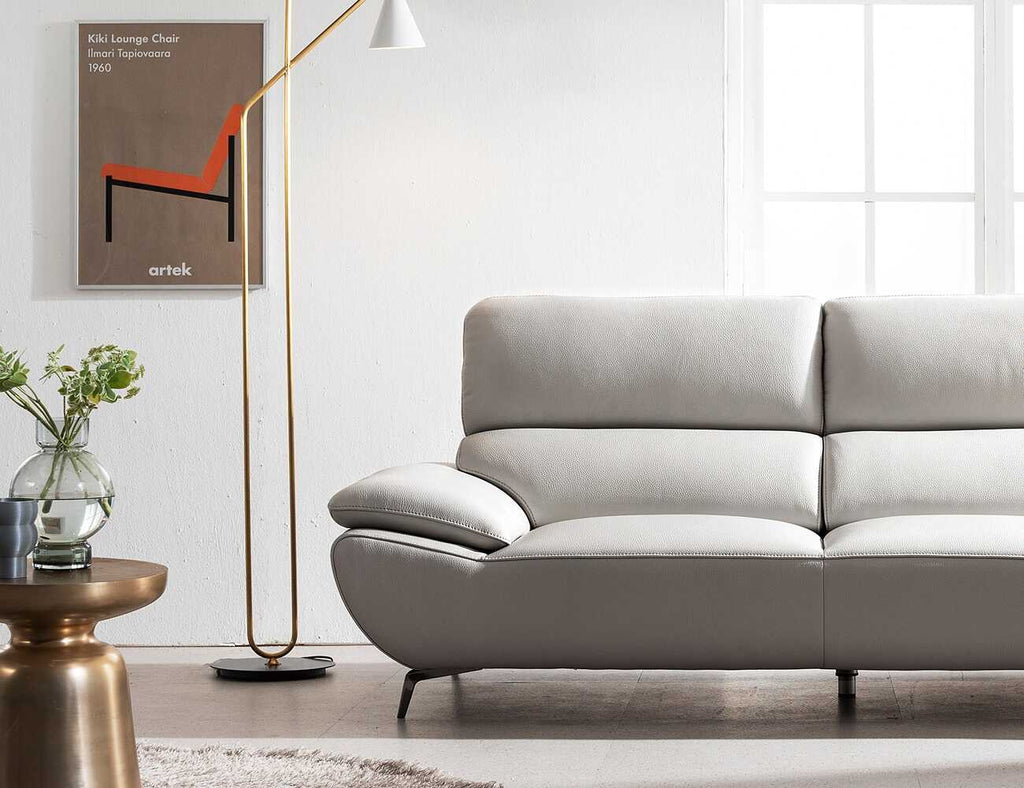 Sofa văng da 2 chỗ tựa liền Dorian 4