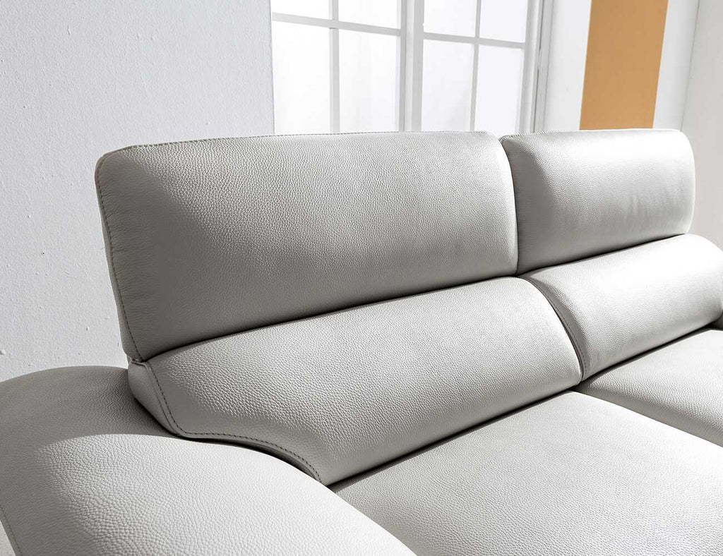 Sofa văng da 2 chỗ tựa liền Dorian 5