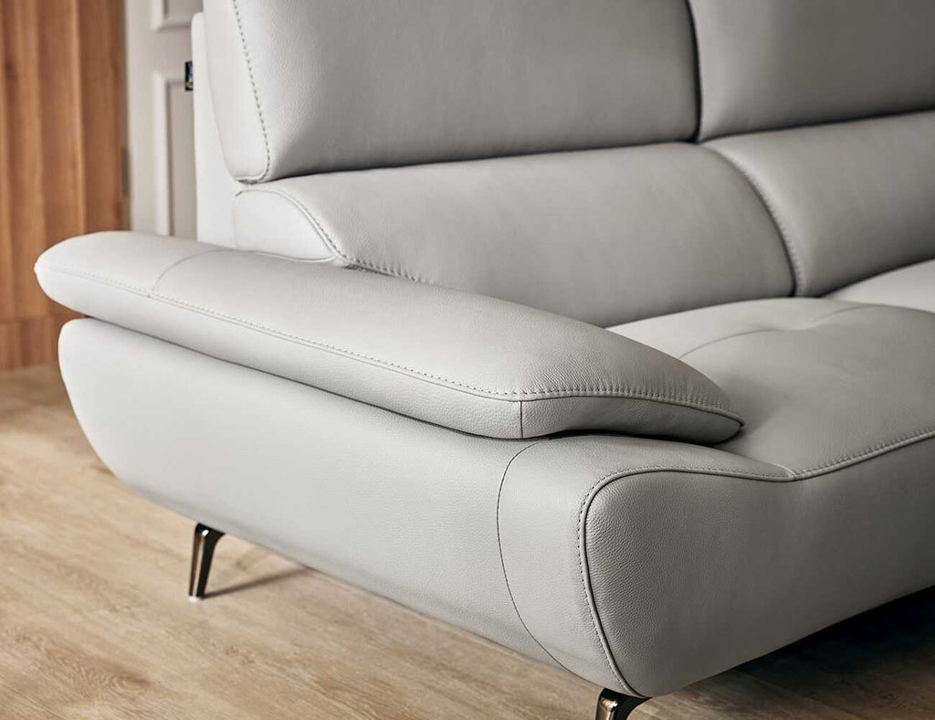 Sofa văng da 2 chỗ tựa liền Dorian 6