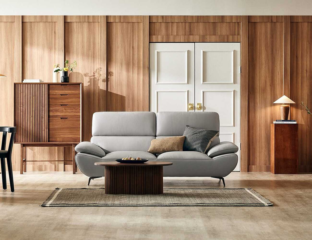 Sofa văng da 2 chỗ tựa liền Dorian 8