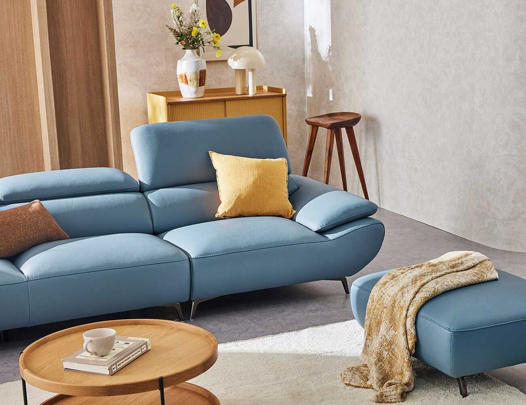 Sofa văng da 3 chỗ tựa gật gù Dorian 3