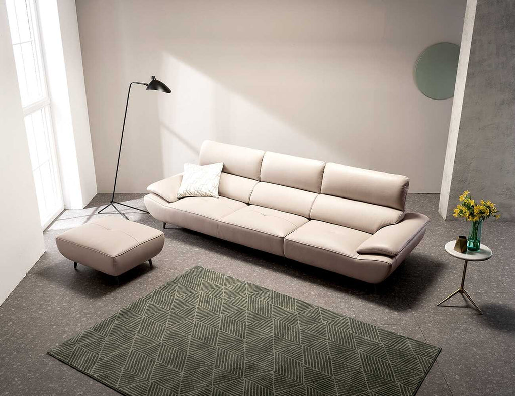 Sofa văng da 3 chỗ tựa liền Dorian 2