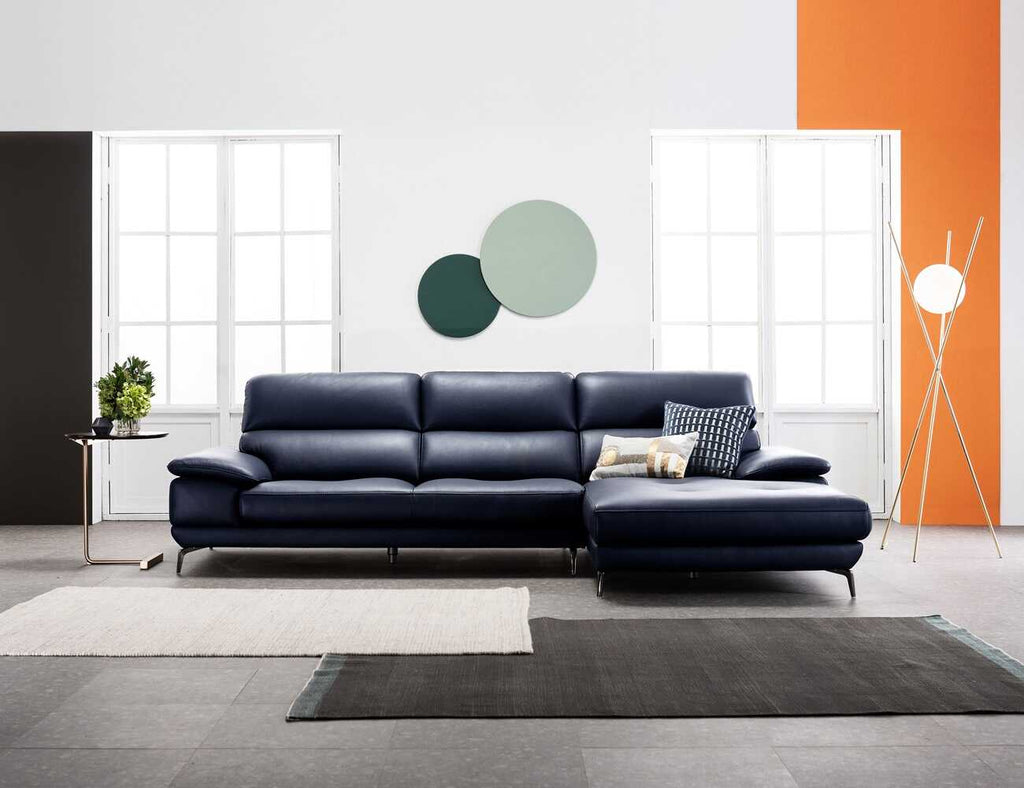 Sofa góc da tựa liền Enzo 1