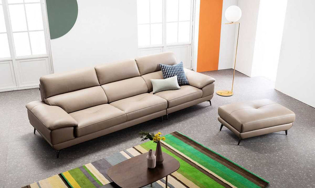 Sofa văng da tựa liền Enzo 1