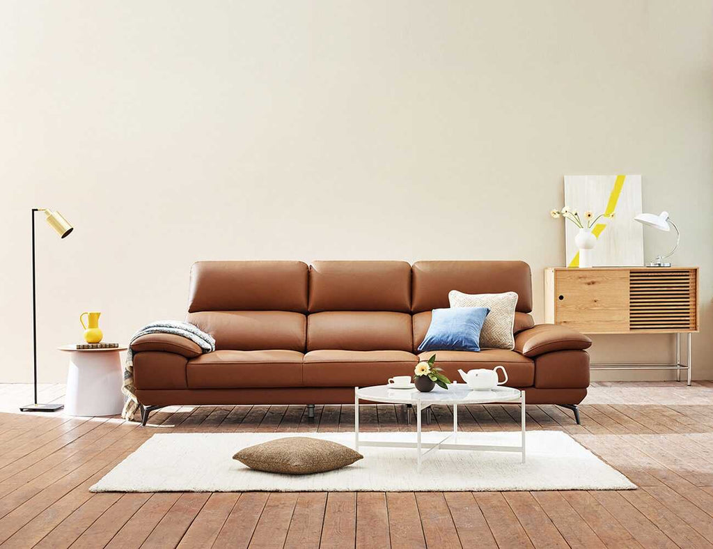 Sofa văng da tựa liền Enzo 2