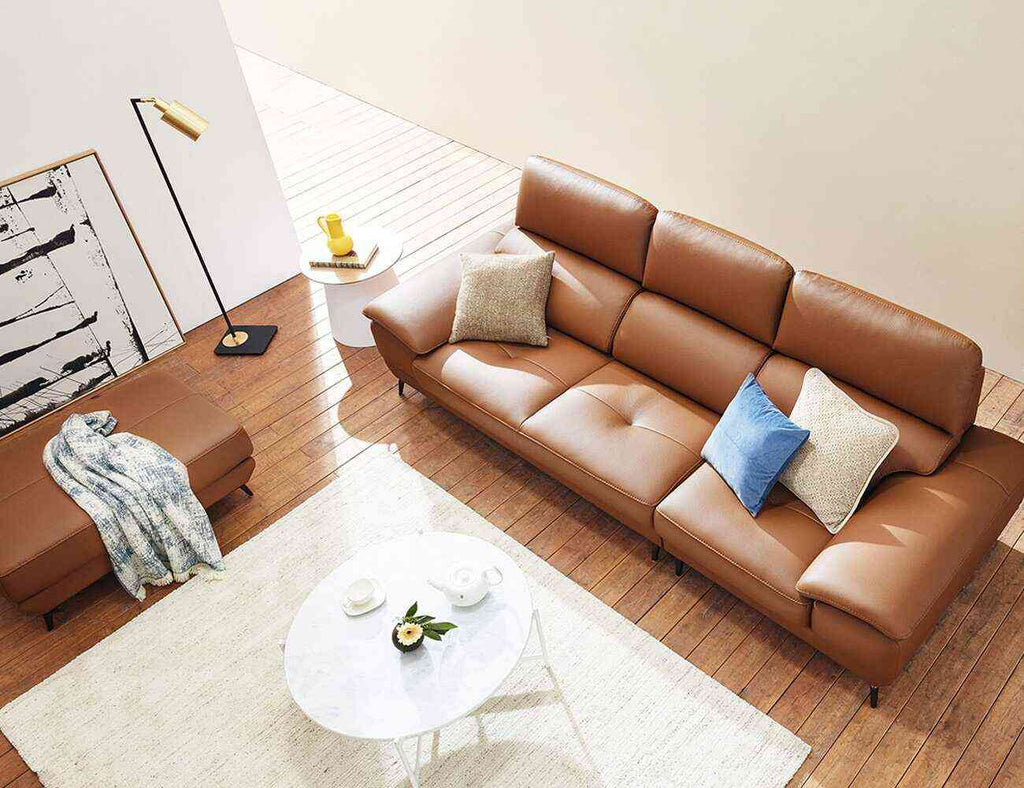 Sofa văng da tựa liền Enzo 3