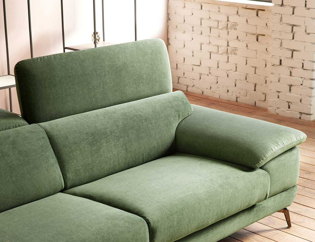 Sofa văng nỉ 3 chỗ tựa gật gù Evelyn 5