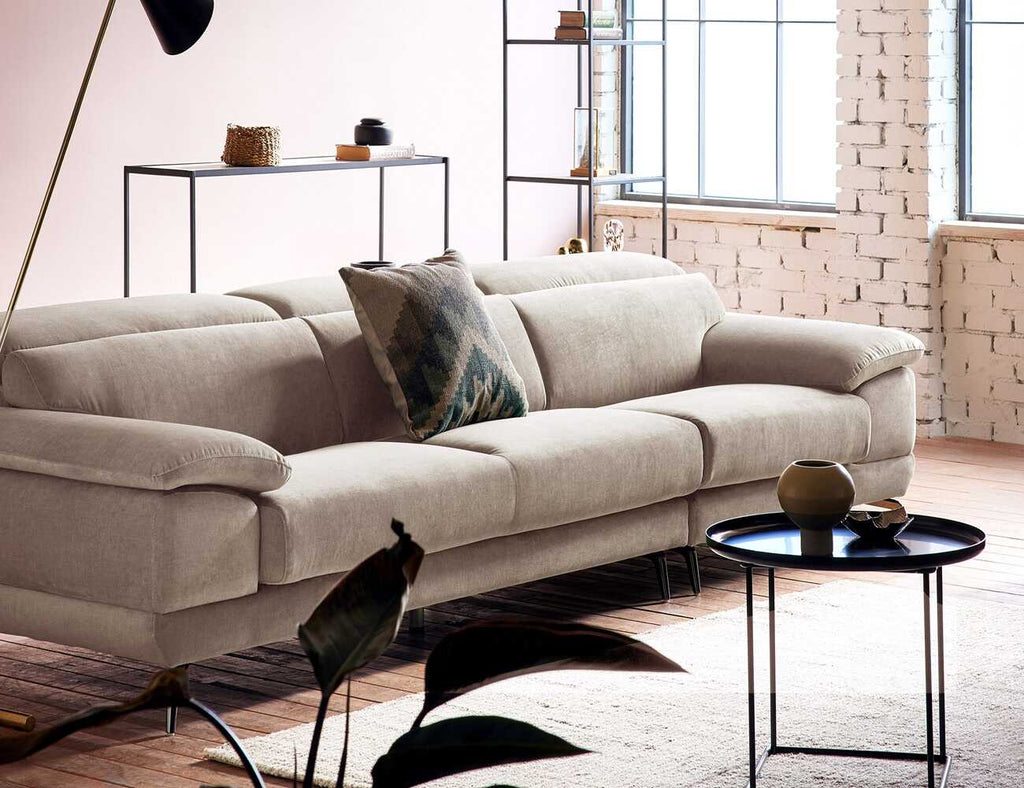 Sofa văng nỉ 3 chỗ tựa gật gù Evelyn 7