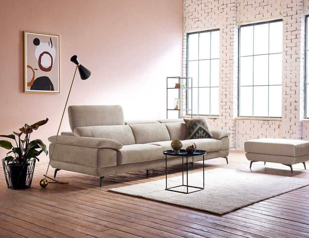 Sofa văng nỉ 3 chỗ tựa gật gù Evelyn 8