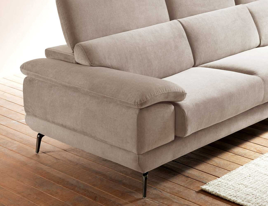 Sofa văng nỉ 3 chỗ tựa gật gù Evelyn 9