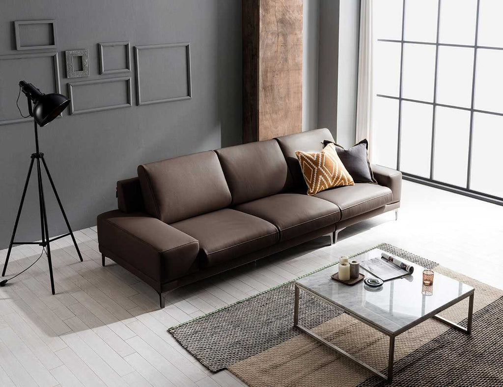 Sofa văng da 3 chỗ tựa liền Fausta 1