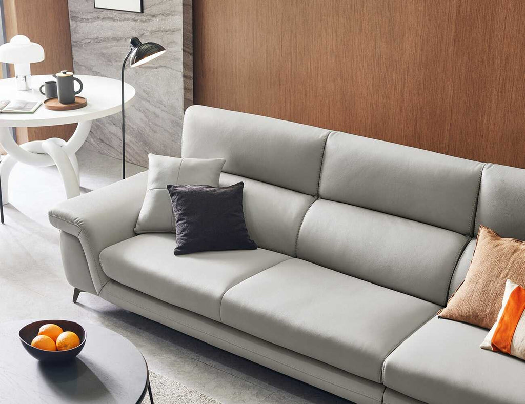 Sofa văng da 3 chỗ tựa liền Fayer 6