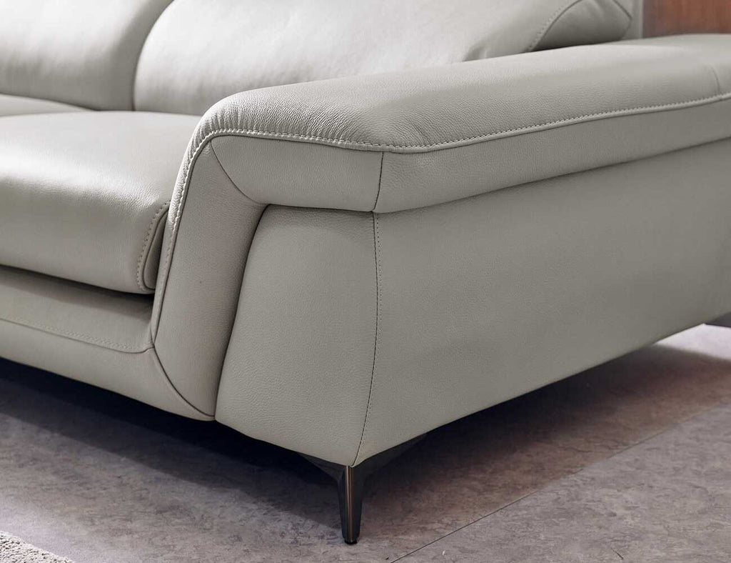 Sofa văng da 3 chỗ tựa liền Fayer 8