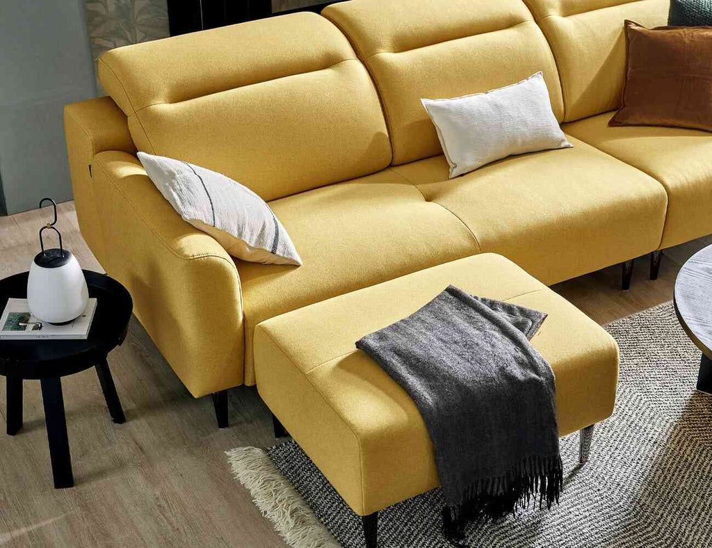 Sofa văng nỉ 3 chỗ tựa gật gù Flix  2