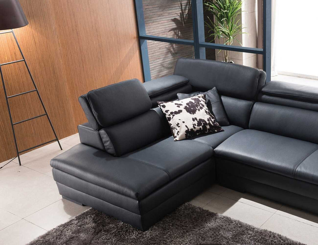 Sofa góc da 4 chỗ tựa gật gù Forexa 3