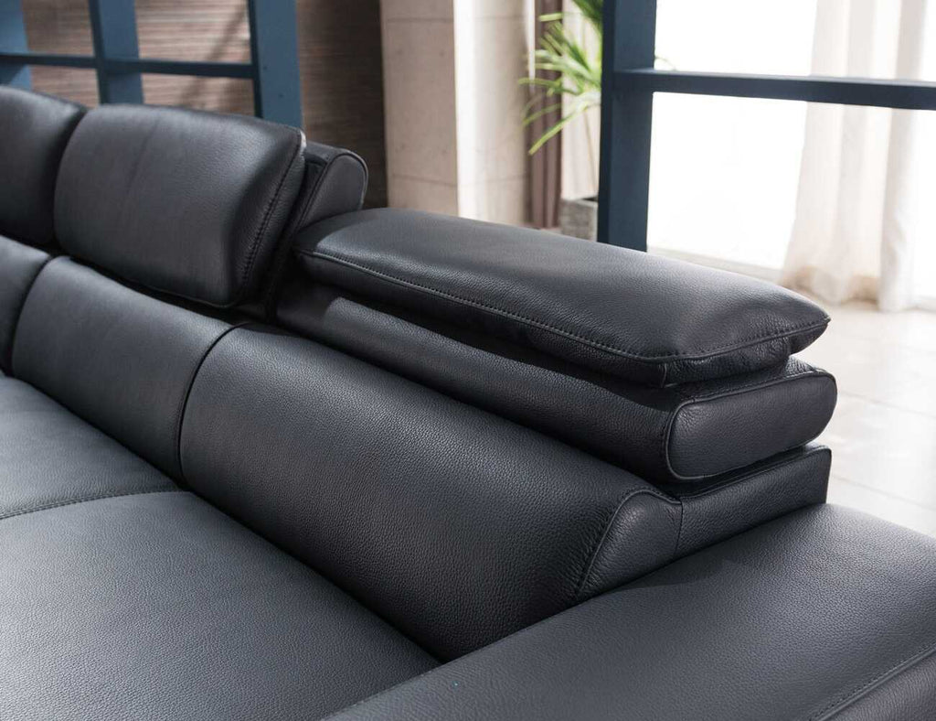 Sofa góc da 4 chỗ tựa gật gù Forexa 4