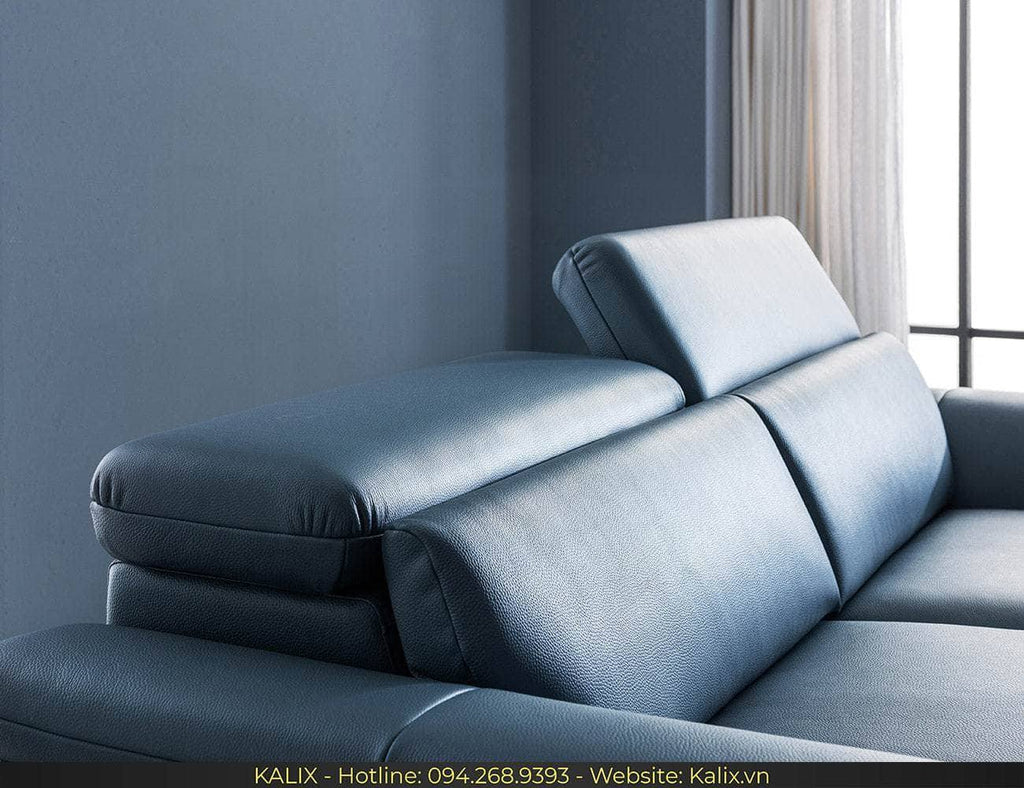 Sofa FORTUNA - Sofa văng bọc da 2 chỗ gật gù KALIX