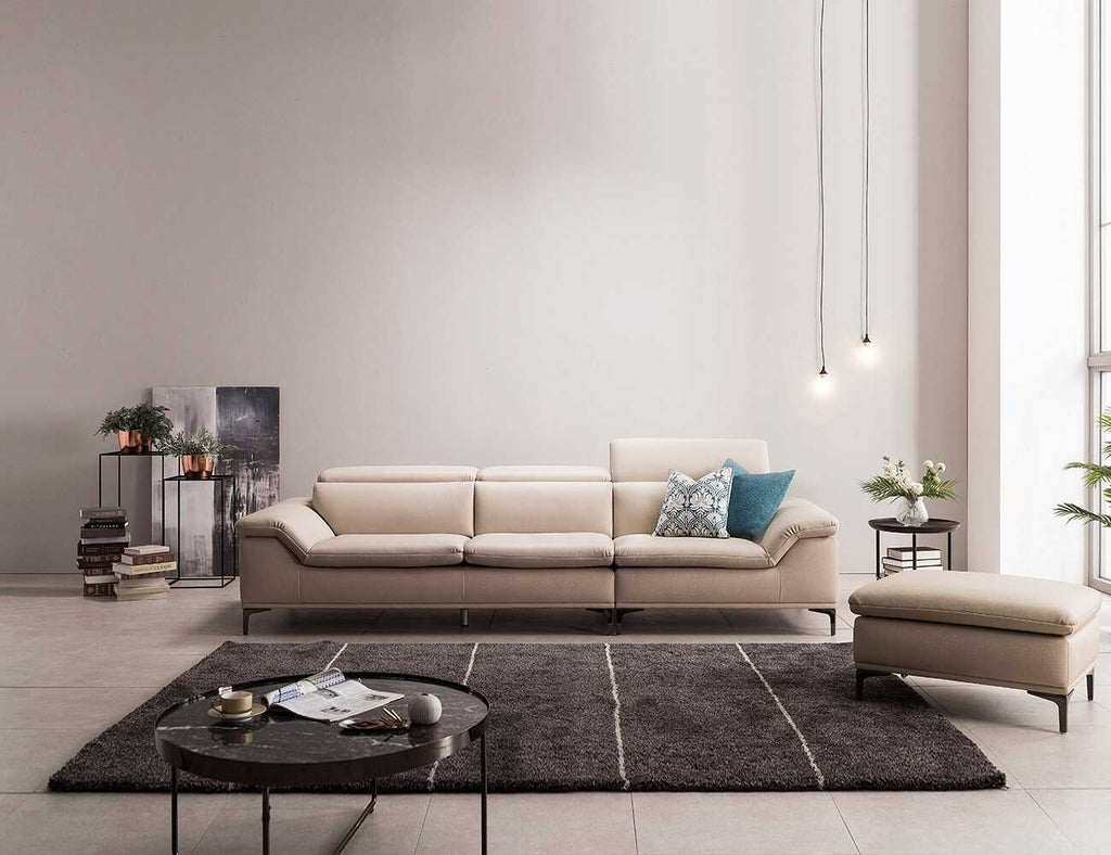 Sofa văng bọc da 3 chỗ gật gù Fortuna 2