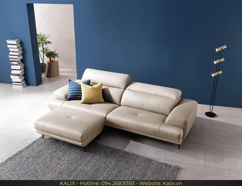 Sofa FREDO - Sofa văng da 2 chỗ tựa gật gù KALIX