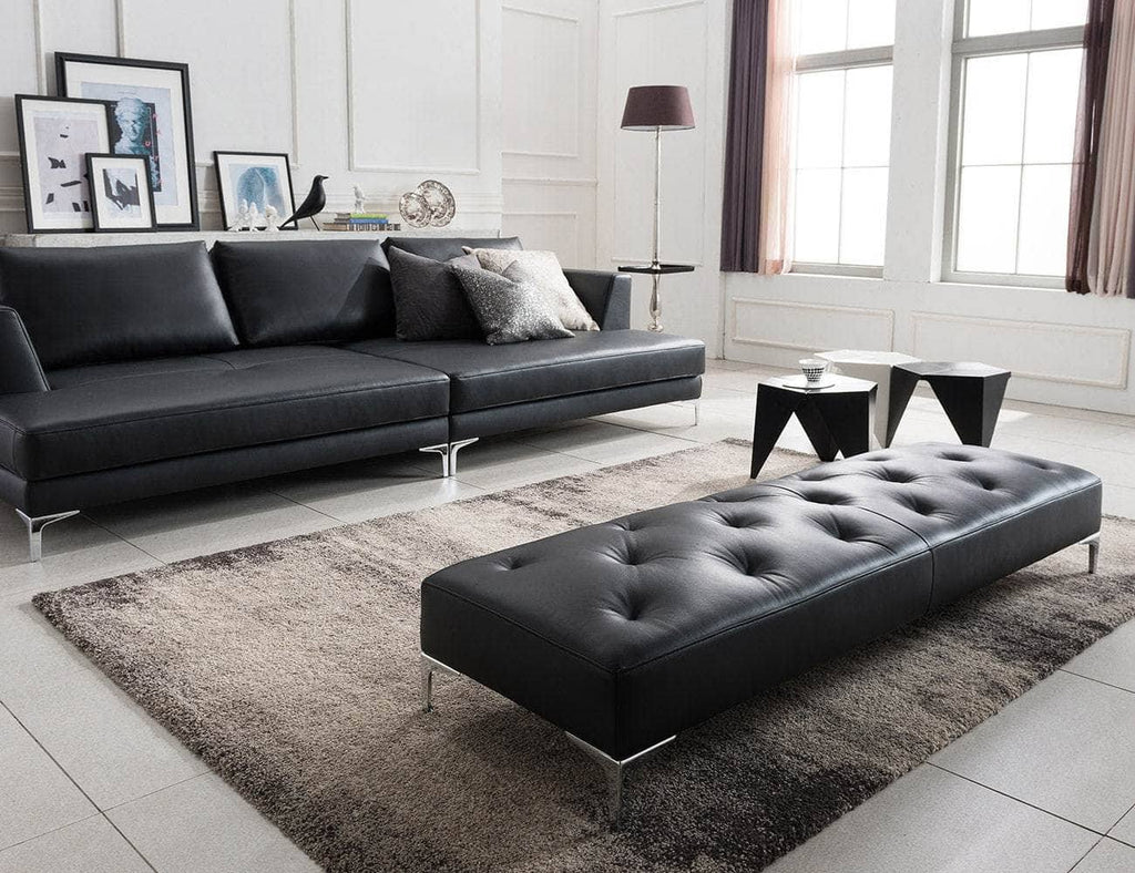 Sofa Ghế đôn Sofa bọc da KALIX