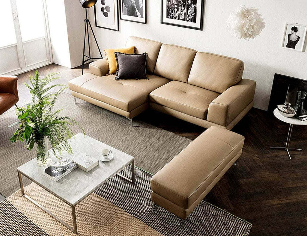 Sofa Ghế đôn Sofa bọc da KALIX