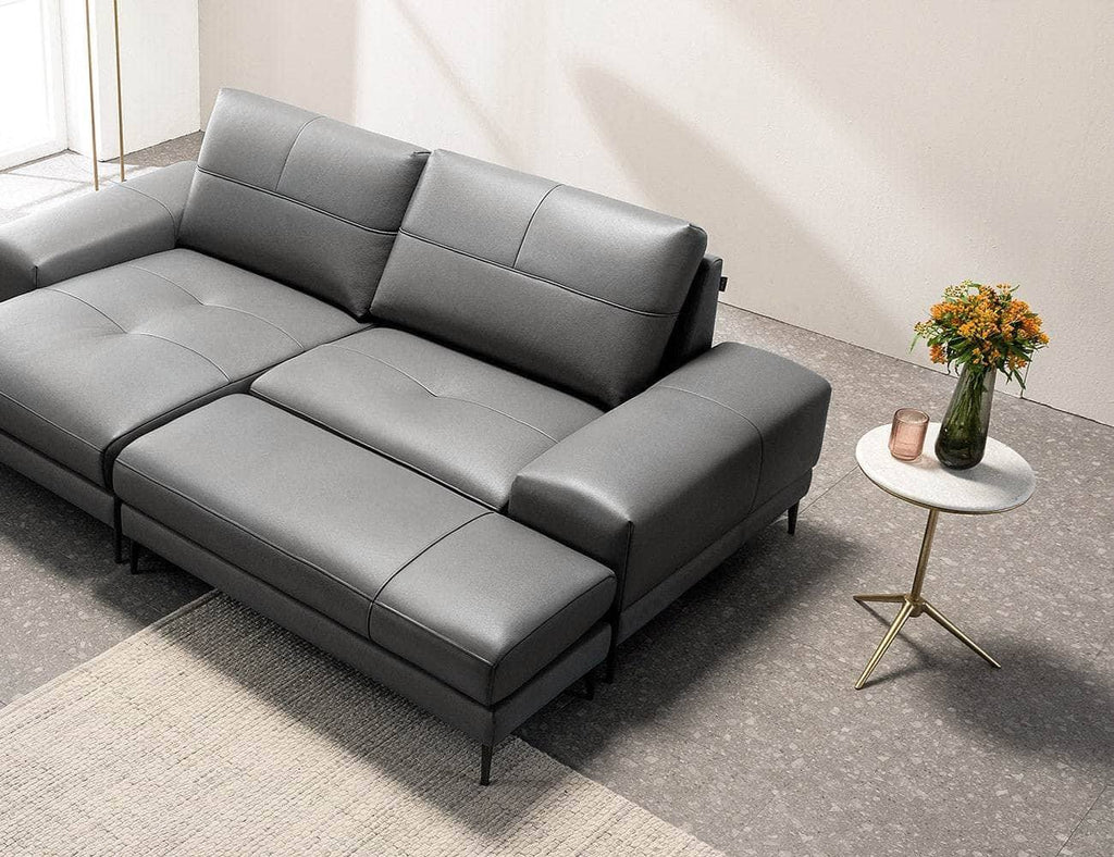 Sofa Ghế đôn Sofa bọc da KALIX