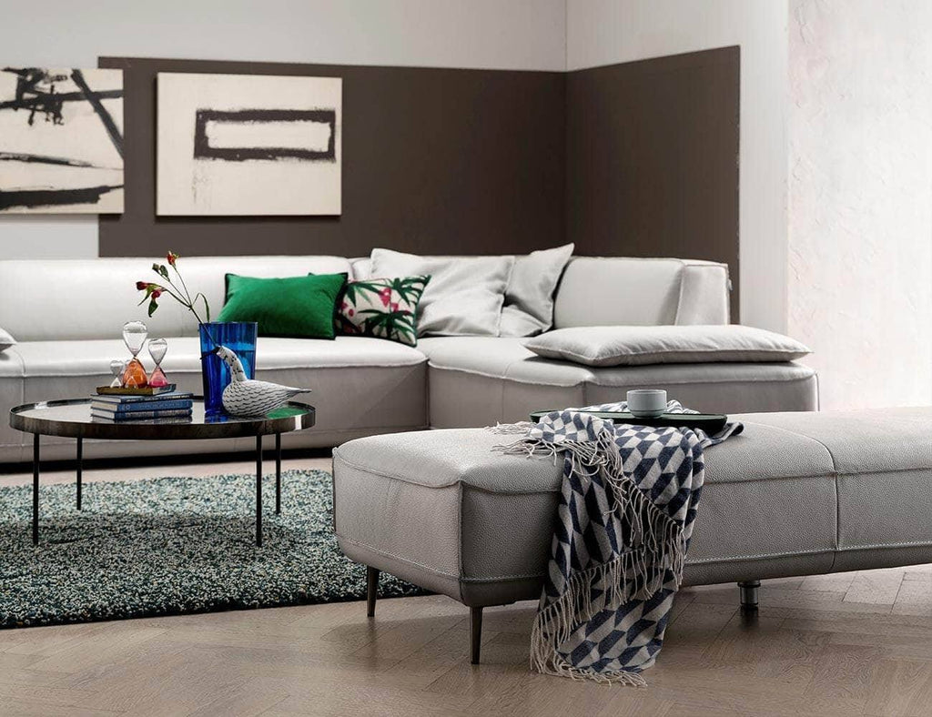 Sofa Ghế đôn Sofa bọc da KALIX