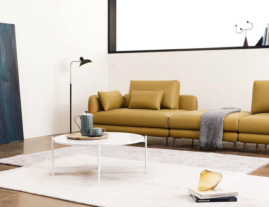 Sofa Ghế đôn Sofa bọc da KALIX