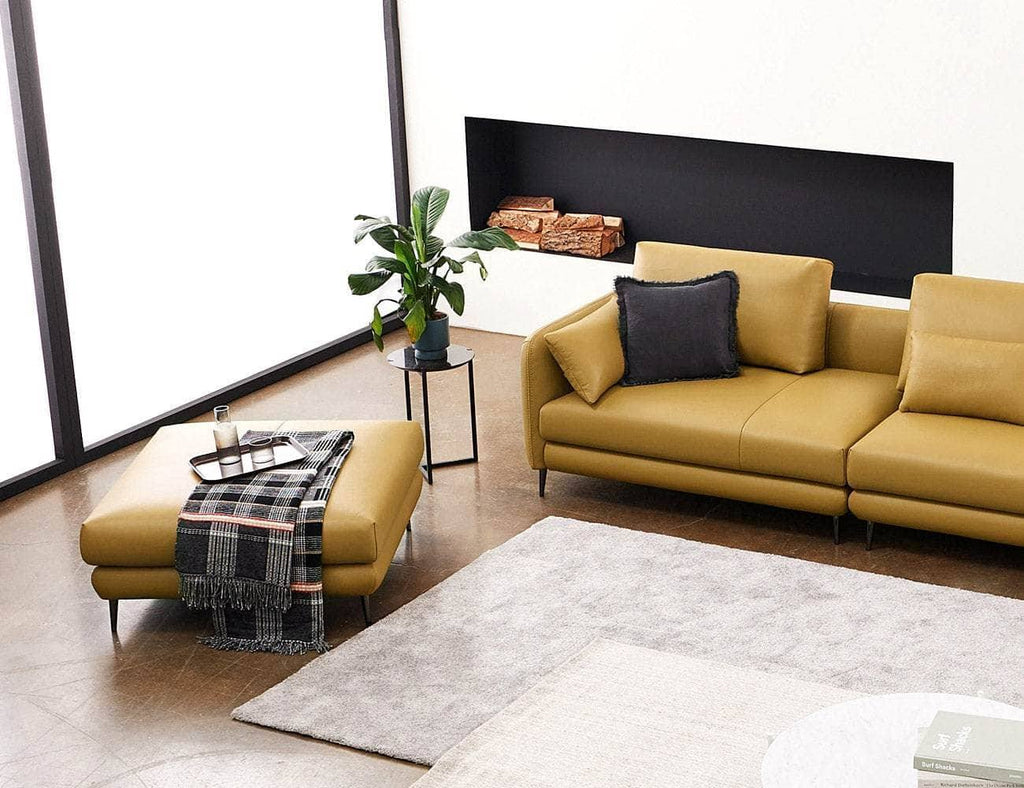 Sofa Ghế đôn Sofa bọc da KALIX