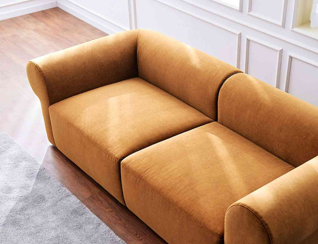 Sofa văng nỉ 2 chỗ tựa liền Grilly 1