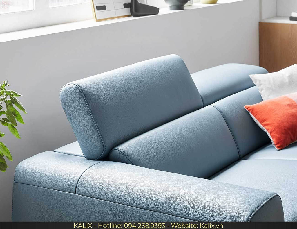 Sofa HUDSON - Sofa văng da 2 chỗ tựa gật gù KALIX