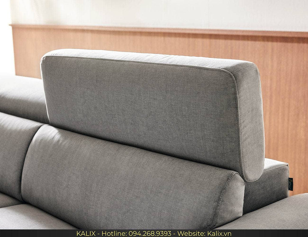 Sofa LOTTEPIE - Sofa văng nỉ 2 chỗ tựa gật gù KALIX