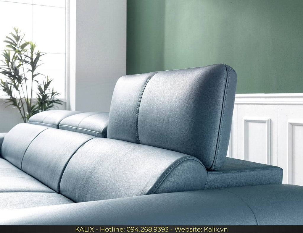 Sofa OAK - Sofa văng da 3 chỗ tựa gật gù KALIX