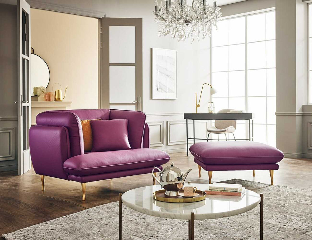 Sofa đơn da sang trọng và hiện đại LAVEN 3