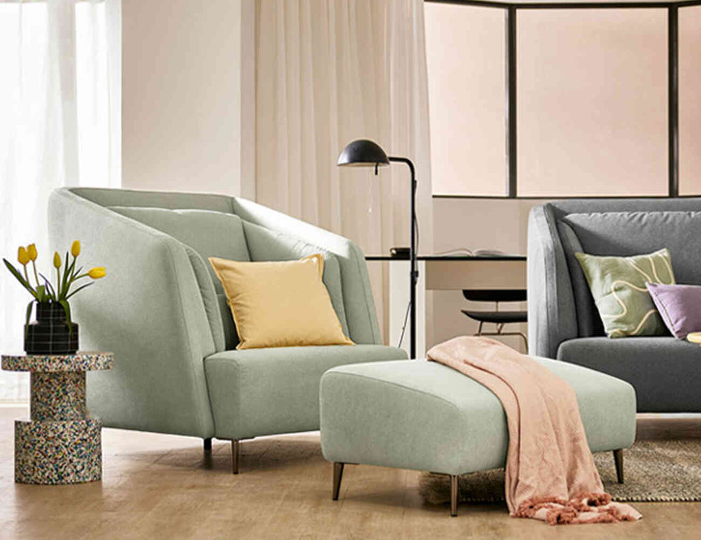 Sofa đơn nỉ hiện đại và thanh lịch FIRM 8