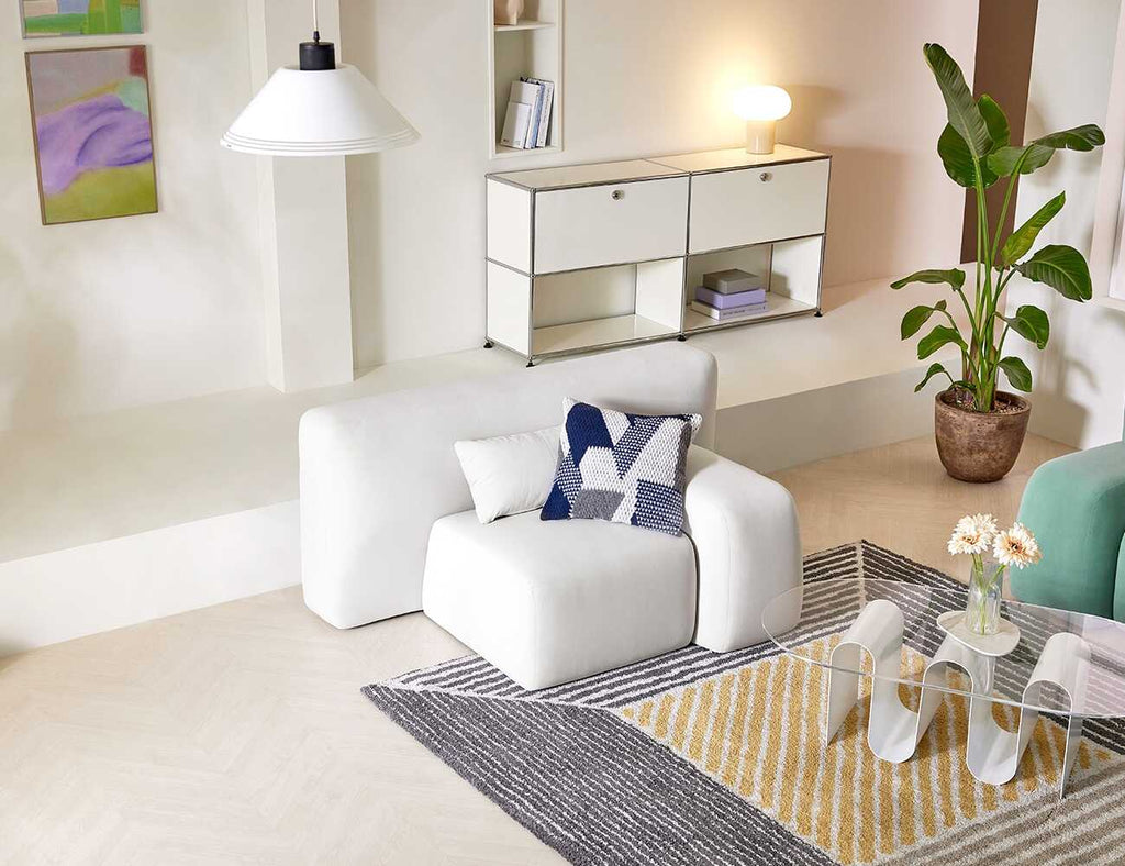 Sofa đơn nỉ hiện đại và thanh lịch TARYN 2