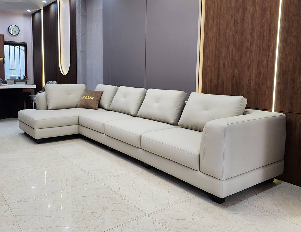 Sofa góc L thiết kế tối giản kết hợp cùng tựa bông mềm mại CAMINO - 02
