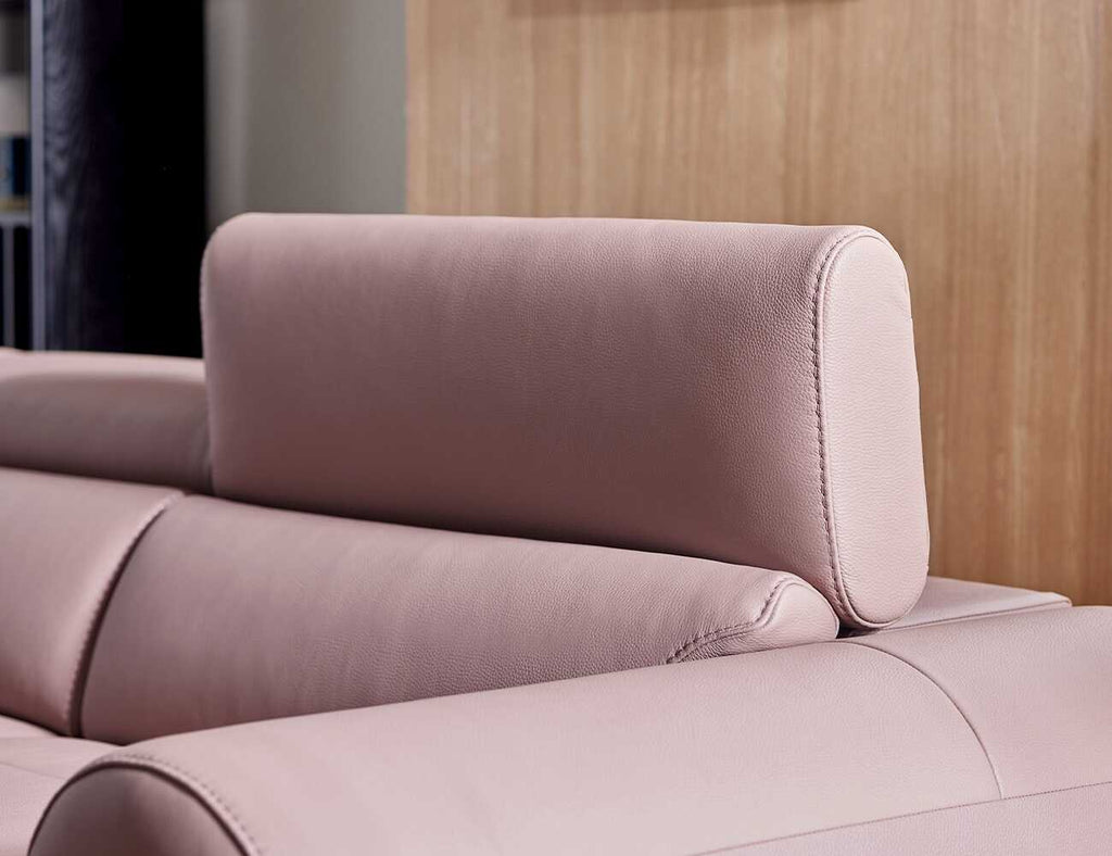 Sofa góc da 3 chỗ tựa gật gù MUNCHAO - 05