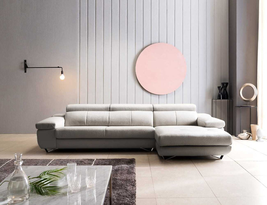 Sofa góc da 3 chõ tựa gật gù ORSINO - 01